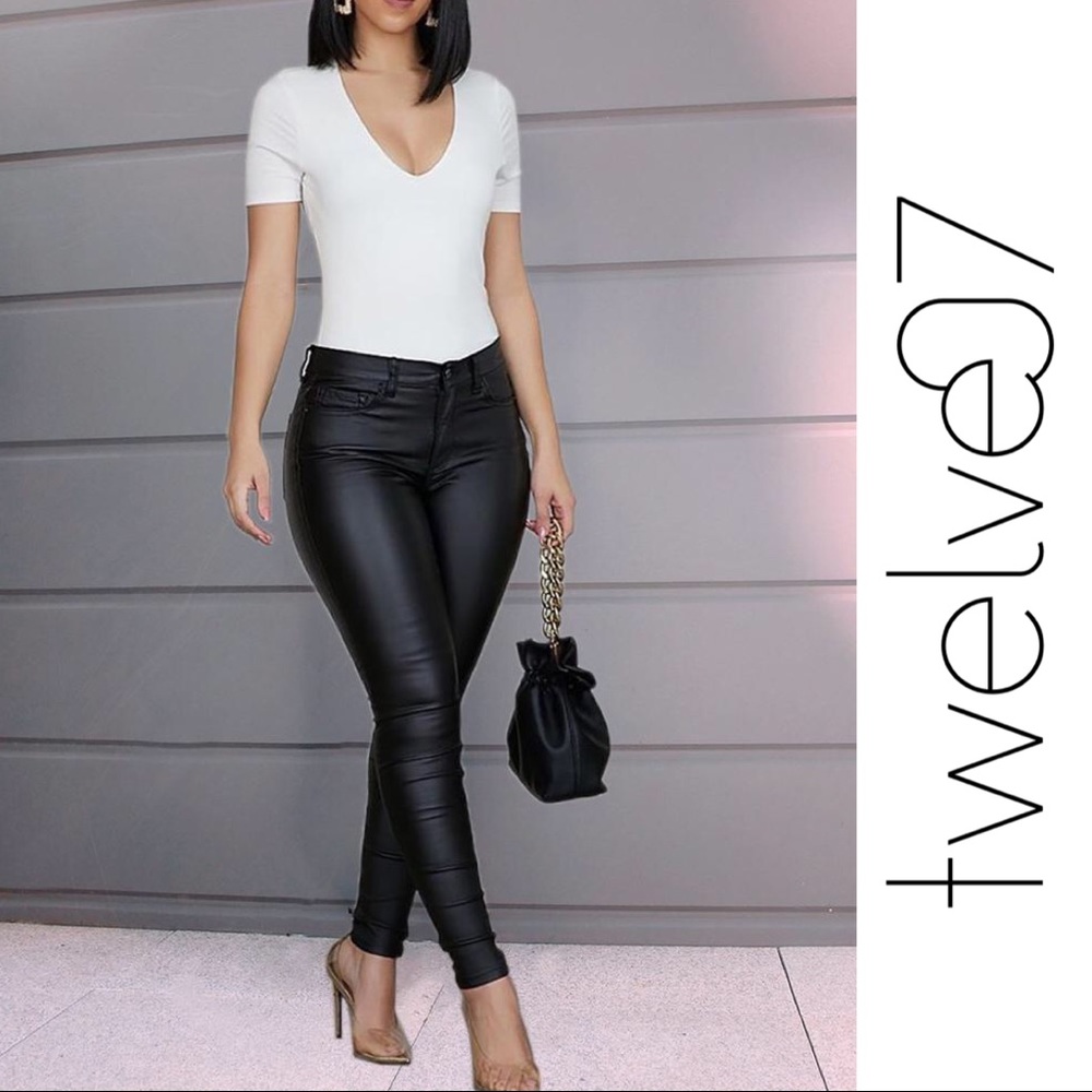 Paula PU Leather Pants